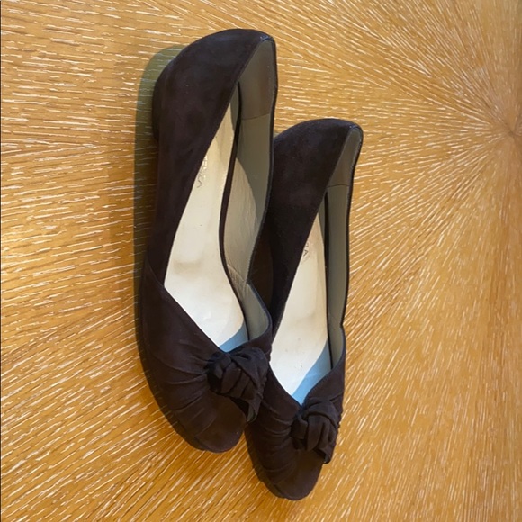 Chocolate brown suede Ramon Tenza shoes - Picture 2 of 6